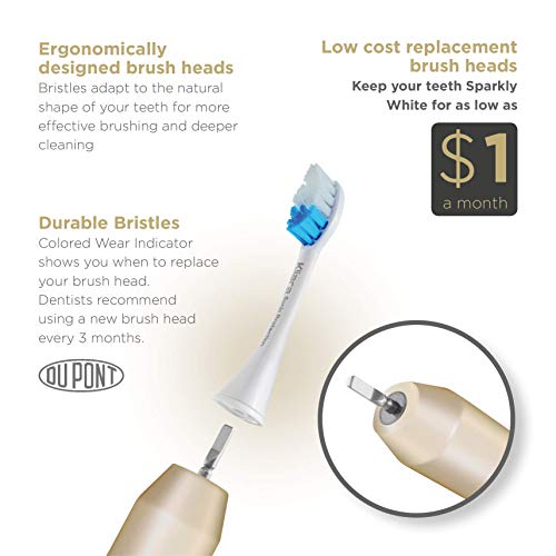 Kliara Designer Electric Sonic Toothbrush for Adults Rechargable & Waterproof Fastest Motor