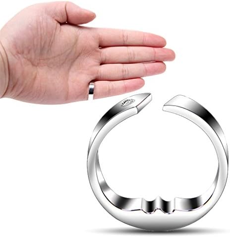HotAmz Anti-Snore Ring - Enjoy Better Sleep,Acupressure Ring on Little Finger Helps Reduce or Eliminate Snorings (L)
