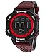 PUMA Unisex PU911271003 Trinomic Red Digital Display Watch