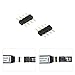 Nexlux 2 PCS 4 Pin Male Connector Connecter for 3528 5050 SMD RGB Led Strip Lighting