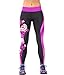 ZIOOER Fitness Yoga Sport Pants Printed Stretch Ankle Legging, Cheshire Cat, One Size