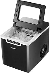 COSTWAY Countertop Ice Maker, 26LBS/24H Portable