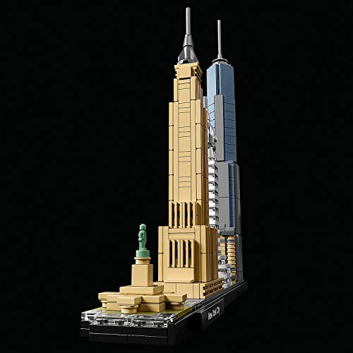 LEGO Architecture New York City Set, Skyline-Modellbausatz mit World Trade Center und Freiheitsstatue, Basteln für Erwachsene, Home und Büro-Deko, Geschenke für Frauen und Männer 21028 – Bild 6