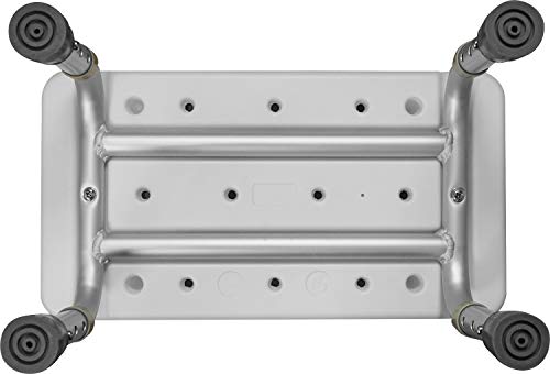 Bath Step Stool - Adjustable Foot Step for Children, Adults, Seniors, Elderly, Handicap - Heavy Duty Portable Medical Bath or Kitchen Stepping Stool by BrightCare