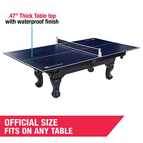 MD Sports Ping Pong and Table Tennis Conversion Tops, Regulation Size Folding, Portable Tennis