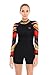 Women's Limestone Neoprene Wetsuit Shorty Wet suits for Women in cold water Long-Sleeve half leg Water Suits Springsuit for Scuba Diving Surfing Kayaking Canoeing Snorkeling Swimming - 2.0mm