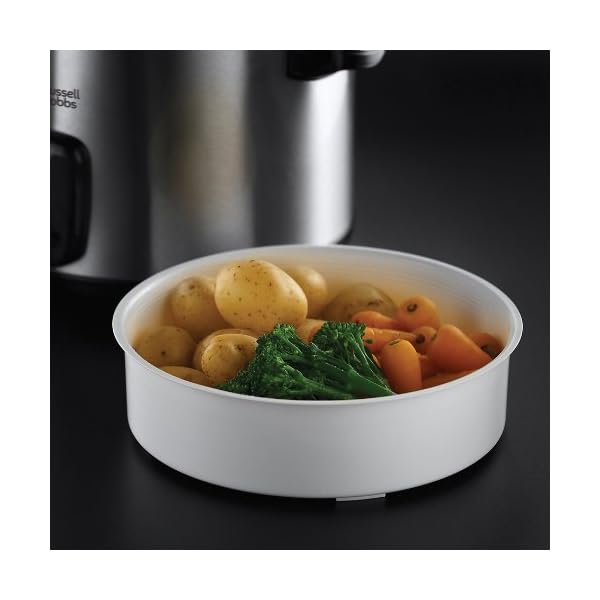 Russell Hobbs 19750 Rice Cooker and Steamer, 1.8L, Silver