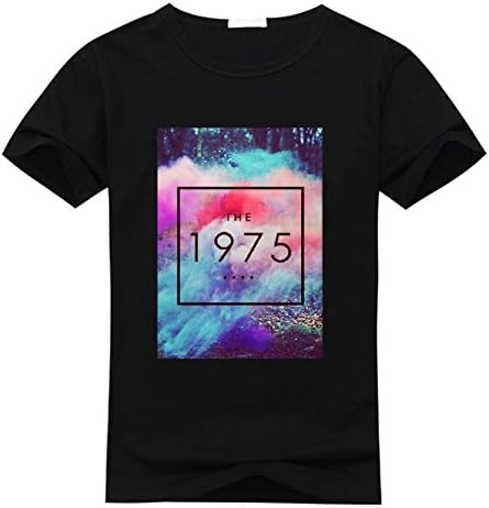 SHZH the 1975 Oversized T Shirts for Women Medium Blue