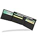 Men's Wallet - RFID Blocking Cowhide Leather Vintage Trifold Wallet (Charcoal Black)