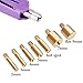Hotfix Applicator Tools, DIY Hotfix Rhinestone Wand Setter Tool Kit with 7 Different Sizes Tips, 3 Size Hot-fix Rhinestones Crystal Gem Jewel and 10 Pieces Tools Rhinestone Applicator Wand Tools