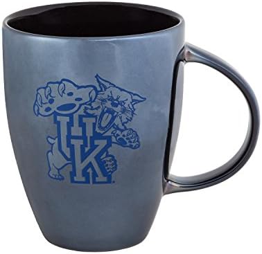Team Sports America University of Kentucky Black Lustre Bistro Coffee Mug, 18 ounces