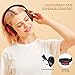 Bluedio T6S Bluetooth Headphones Over Ear with Mic, Active Noise Canceling Headset Voice Control Support Amazon Web Services (AWS), Wireless Headphones for Cell Phone/PC, 32-Hrs Play Time, Red
