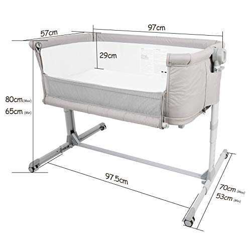 4 in 1 Baby with Wheel, Bedside Sleeper Portable