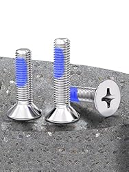 M5x6(15pcs) Flat Head Machine Screws, 304 Stainless