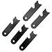 Wanty Set of 5 Striker Scraper, Use with Ferro Rod Made of Carbon Steel