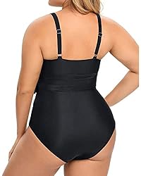Daci Women Plus Size One Piece Swimsuits High