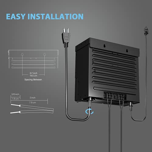 GOODSMANN Low Voltage Transformer 600W Landscape Lighting Power Pack