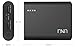 UNU Superpak10000mAH 3.1A Portable Charger - Matte Black [Apple Certified] External Battery Pack with 2-in-1 Lightning Cable 8Pin and MicroUSB Cable