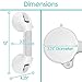 Vive Suction Grab Bar - Shower Handle - Bathroom Balance Bar - Safety Hand Rail Support for Tub, Handicap, Elderly, Injury, Kid, Senior Assist Bath Handle, Non Skid (12 Inches)