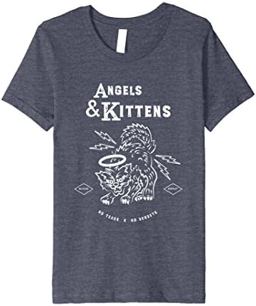 Kids Iron Born Rebels : Angels &amp; Kittens 8 Heather Blue