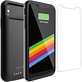 iPhone X/XS Battery Case, Alpatronix BX10 5.8-inch 4000mAh Slim Rechargeable Extended Protective Portable Backup Charger Case for iPhone X, XS Juice Bank Power Pack [Apple Certified Chip] - Black