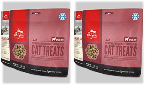 Orijen 2 Pack Grass-Fed Freeze-dried Lamb Cat Treats 1.25 ...