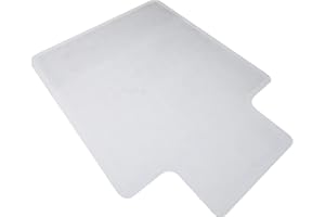 AM The America Store Chair Mat for Hardwood Floor - Computer Desk Chair Mat for Hardwood Floors - Easy Glide Rolling Plastic Mat for Hard Floors for Work, Home, Gaming with Extended Lip (36” x 48”)