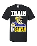 New Way 292 - Unisex T-Shirt Train Insaiyan Gym Workout Goku DBZ Dragon Ball Z