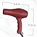 Remington D2045 T|Studio Silk Professional Hair Dryer, Dryer, Red