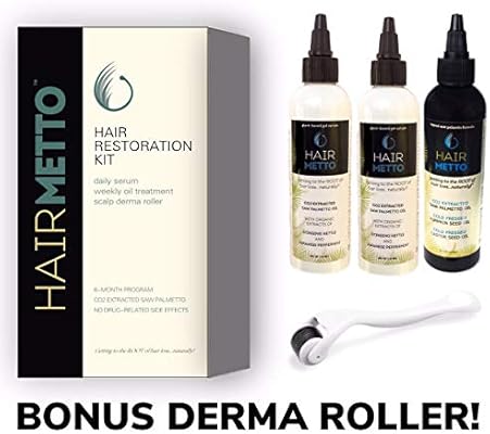 Hairmetto Hair Restoration Kit For Hair Loss And Hair Regrowth
