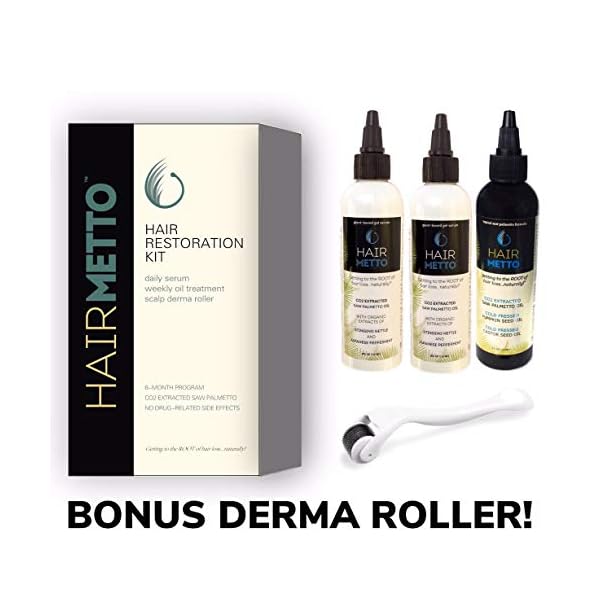 Hairmetto Hair Restoration Kit For Hair Loss And Hair Regrowth