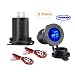 YONHAN Cigarette Lighter Socket 12V Power Outlet Receptacle with Blue LED for Car Marine Motorcycle Scooter RV and More, 2-Pack primary