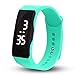 Malltop LED Watch, Unisex Rubber Bracelet White LED Digital Display Sports Wrist Gift Watch