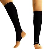 XYZ Athletic Copper Calf Compression Sleeve Ankle Support (Pair)- Aids Leg Circulation, Muscle Recovery, Warm up, Shin Splint Pain Relief (XL)
