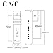 CIVO Watch Bands Top Genuine Grain Leather Watch Band Quick Release Smart Watches Straps 18mm 20mm 22mm