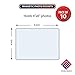 Flexible Magnets Magnetic Photo Picture Frames - White Magnetic Photo Pockets - Holds 4x6 Photos (10)