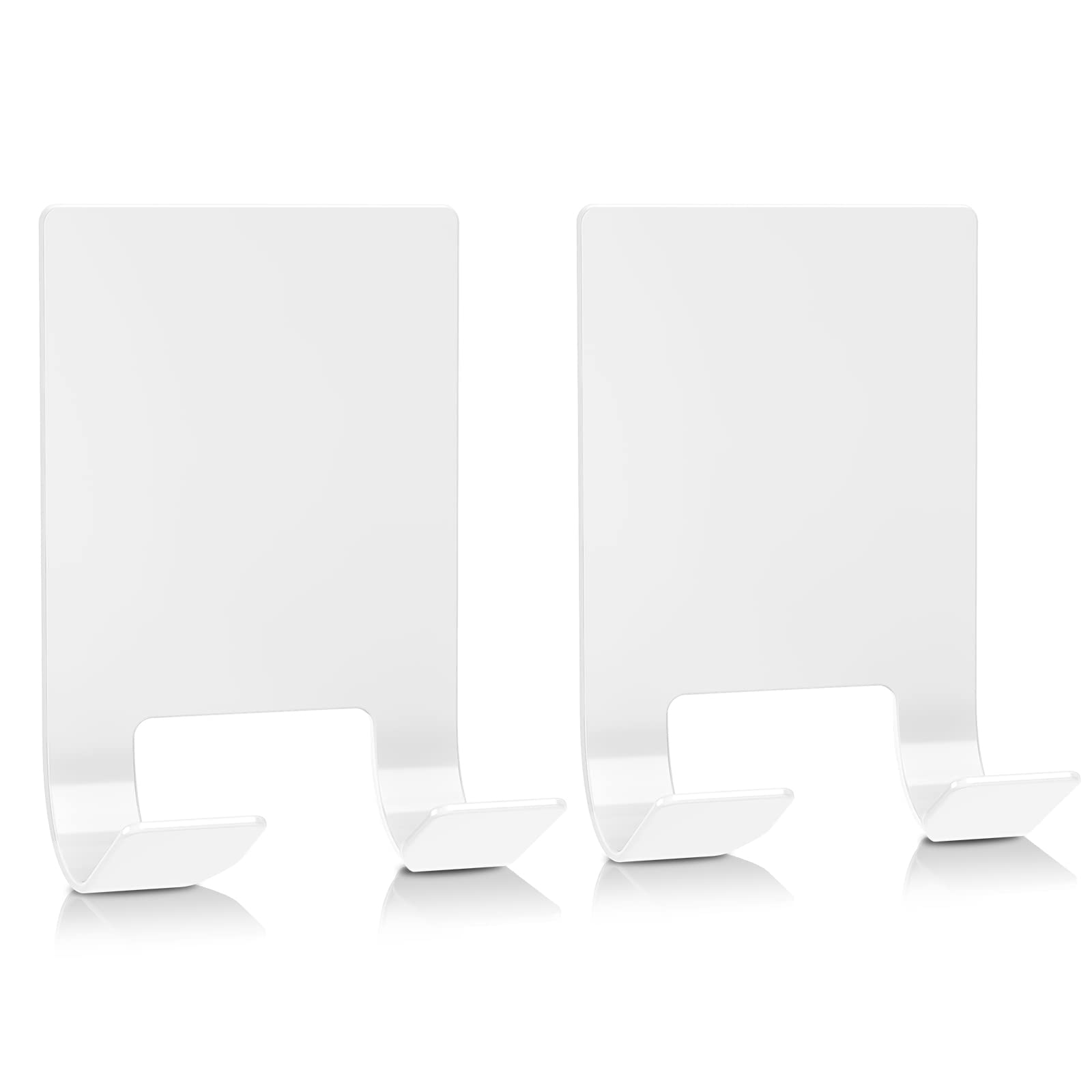 Photo 1 of VIS'V Adhesive Razor Holder, Wall Mount Shower Razor Hooks for His and Hers, Metal, Waterproof, White, 1 Pcs