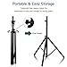 Costzon Height Adjustable Pair of Tripod DJ PA Speaker Stands Adjustable Height Stand w/Carry Bag (38
