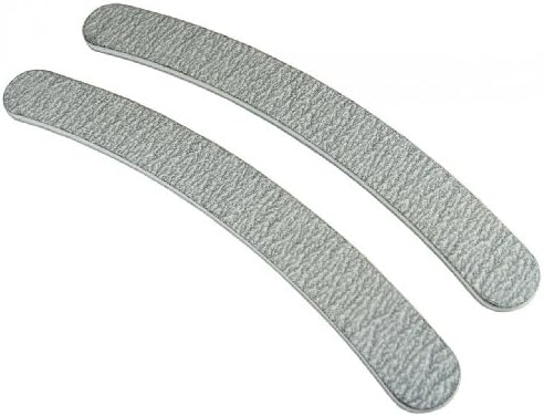 Premium Zebra 100/180 Washable Banana Nail File 12 Pack