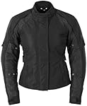 Fieldsheer Lena 2.0 Women's Textile Street Bike Motorcycle Jacket - Black / Plus Medium