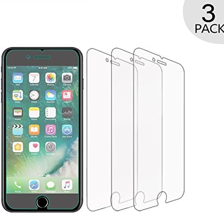 (3-Pack) iPhone 7 Plus 6S Plus 6 Plus Screen Protector, Averygood iPhone 7 Plus Tempered Glass Screen Protector for Apple iPhone 7 Plus, iPhone 6S Plus, 6 Plus [9H Hardness][3D Touch Compatible]
