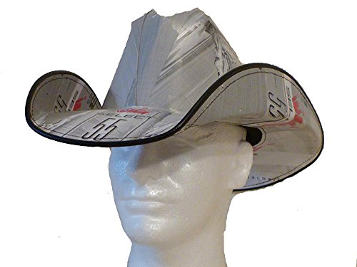 Beer Case Cowboy Hat Made From Recycled 