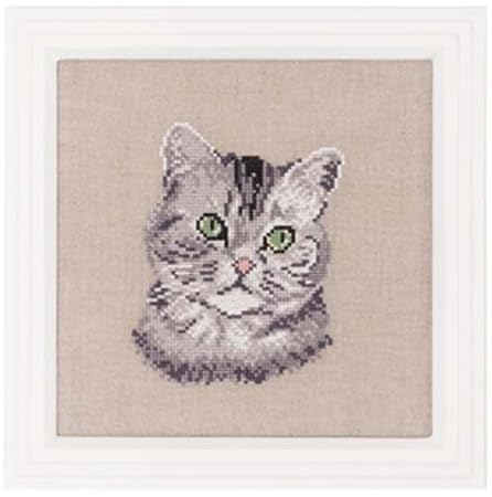 British Shorthair Cat Cross Stitch Kits By Rico Design Amazon Co