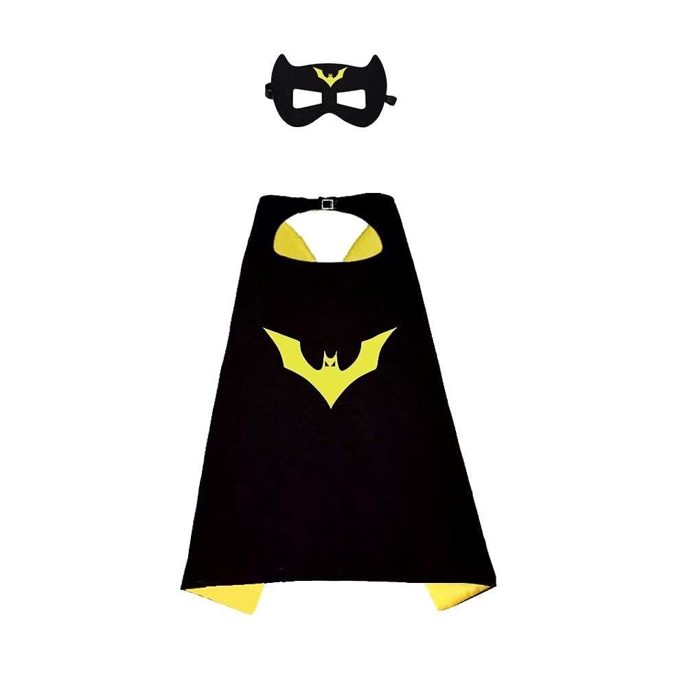 Feiyayi Superhero Capes for Kids - Cool Superhero Capes with Mask,Children Costumes Favours for Boys & Girls Halloween Christmas Birthday Party Perfect Gifts Cosplay Mask Costumes