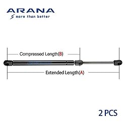 Qty(2) 6351 Front Hood Gas Prop Strut Shock for