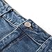 MSSHE Women's Plus Size High Waist Stretchy Pencil Denim Midi Skirt