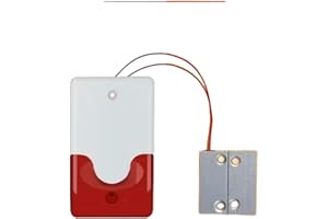 Floweringbeter For Fire Wired Door Alarm With 100dB Siren And Flashing Light For Institutional Security And Evacuation Protoc