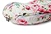 Kids N' Such Minky Nursing Pillow Cover for Breastfeeding Pillows, White Floral