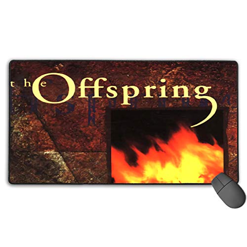 Adam B George The Offspring Ignition Non-Slip Base, Thick, Comfortable, Waterproof, Laptop, Keyboard, Game Console, Large Gaming Mouse Pad