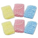 8-Pack Reusable Disposable Elastic Shower Caps - Full-Size Adult